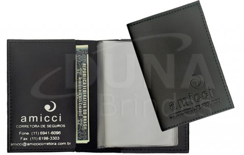 Porta documentos em couro