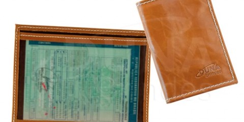 Porta documentos em couro