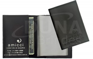 Porta documentos em couro
