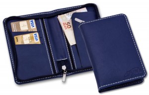 Porta passaporte em couro